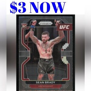 Sean Brady 2022 Panini Prizm Champions Rookie RC MMA UFC Card